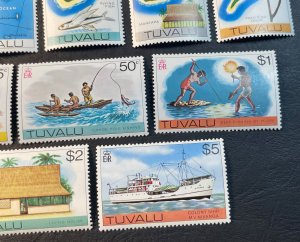 TUVALU # 23-37--MINT NEVER/HINGED---COMPLETE SET---1976