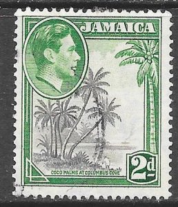 Jamaica 119a: 2d George VI, used, F-VF