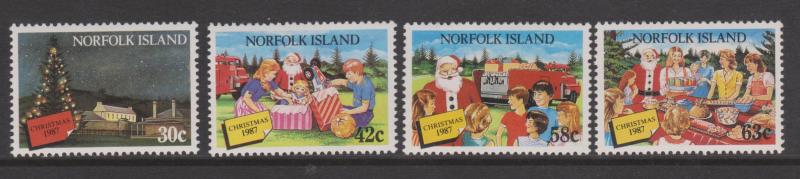 Norfolk Island 1987 Christmas Set Sc#422-425 MNH