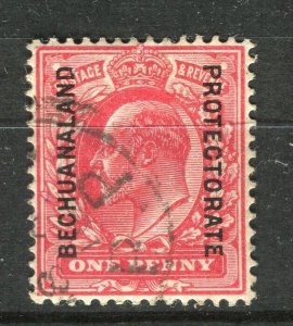 BECHUANALAND; 1903-4 early ED VII issue fine used Shade of 1d. value