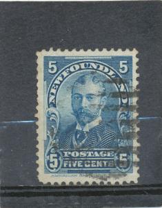 Newfoundland 1899 5c blue SG90 G-FU