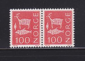 Norway 611 Pair MNH Rock Carving