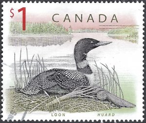 Canada #1687 $1.00 Loons (1999).  Used.
