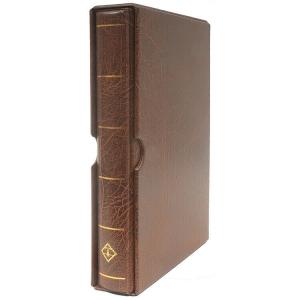 Brown Lighthouse Vario Stock Sheet Stamp Album 3-Ring Binder & Slipcase