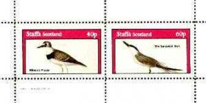 Staffa 1982 Birds #67 (Plover & Tern) perf set of 2 v...