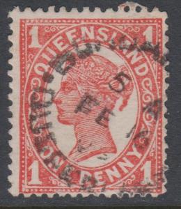 Queensland 1907 QV Sc#131 Used