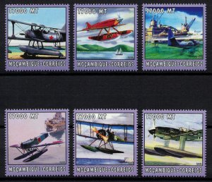 MOZAMBIQUE 2002  - Seaplanes / complete set MNH