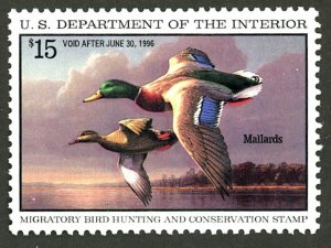 U.S. #RW62 MINT OG NH