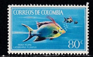 Colombia # 760, Plumed Hofish, Mint NH