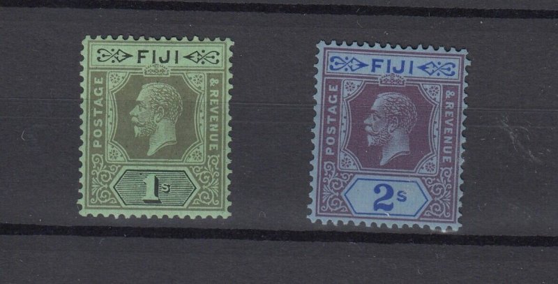 Fiji KGV 1912 1/- 2/- MH JK4858