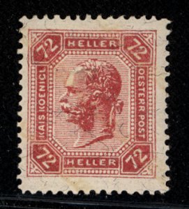 Austria 1904 Scott #105a MH w/ varnish bars