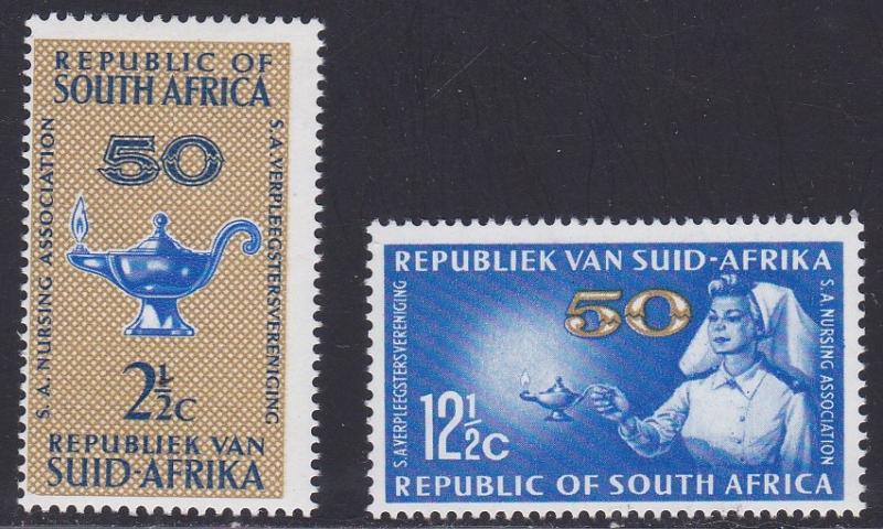 South Africa # 304-305, Nursing Association, NH, 1/2 Cat.