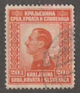 Yugoslavia, stamp, Scott#37, used, hinged,#B-37
