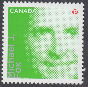 Canada - #2549d Difference Makers, Micheal J Fox, Ex. Souvenir Sheet Stamp - MNH