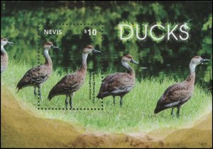 Nevis 2014 Sc 1829 Birds Ducks CV $7.50