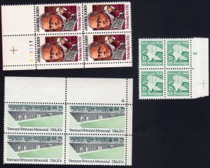 Scott #2109-2110-2111 Eagle D Vietnam Kern Plate Block of 4 Stamps - MNH