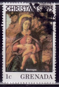 Grenada, 1975, Virgin and Child Painting by Mantegna, 1c, #685, used*