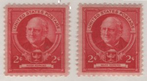 870 2c Mark Hopkins 2 Singles