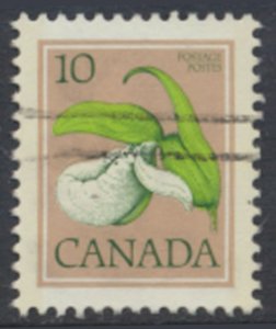 Canada  SC# 711  Used  Flowers 12½ x 12  see  details & scans