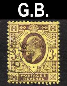 Great Britain Scott 132 brown shade VF used. Lot #D.  FREE...