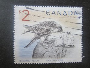 Canada #1691 Wildlife Falcon Nice stamps  {ca2245}