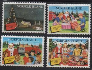 Norfolk Is. Christmas 1987. MNH. SC422.425.