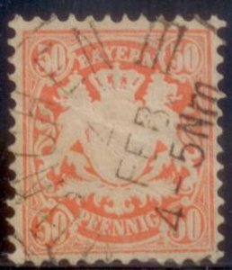Bavaria 1876 SC# 44 Used