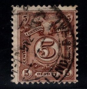 Peru Scott J71 Used  postage due stamp