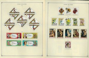 Cook Islands 1892-2010 MNH, LH & U in Mounts & Hinged on Scott International Pgs