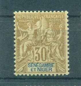 Senegambia & Niger sc# 9 mh cat value $17.50