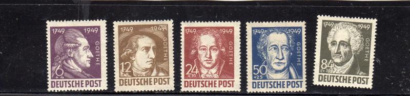 Deutsches Post  Famous People MNH