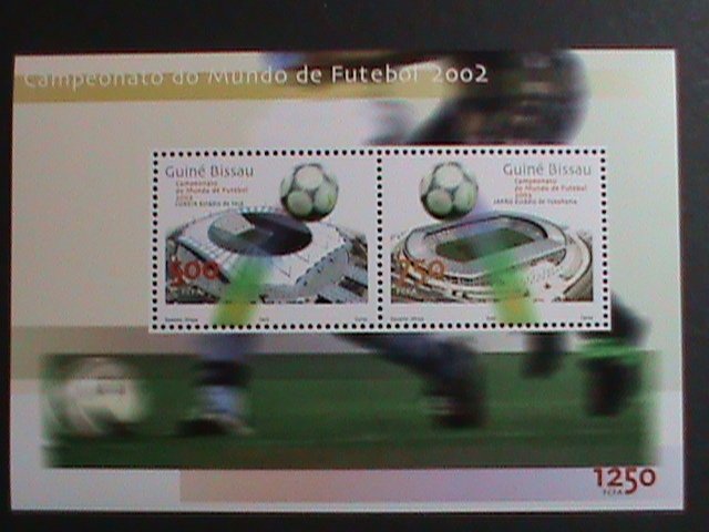 GUINEA BISSAU-2002-WORLD CUP SOCCER-  MNH S/S SHEET-VF WE SHIP TO WORLD WIDE