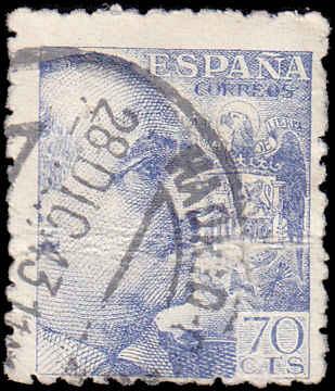 Spain Scott 701 General Franco Used