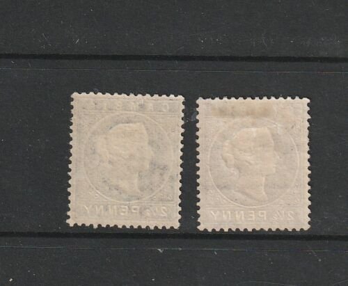 Gambia 1886/93 Cameo, 2 1/2d Both listed shades Fresh MM SG 26 & 27 