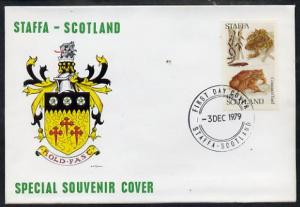 Staffa 1979 Frogs - Common Toad 65p perf on cover with fi...