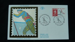 olympic games Albertville 1992 FDC France (ref 58409)