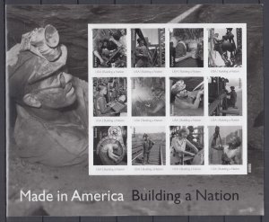 ​USA #4801m Made In America Complete Collection of 5 Imperf Sheets MNH