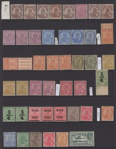 MOMEN: INDIA COLLECTION MINT OG 42NH/H LOT #65441