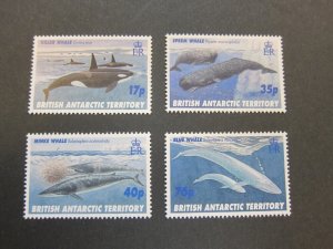 British Antarctic 1996 Sc 244-7 set MNH