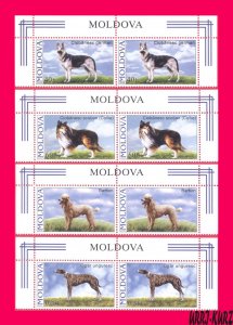 MOLDOVA 2006 Fauna Domestic Farm Animals Pets Dogs 8v Sc539-542 Mi565-568 MNH