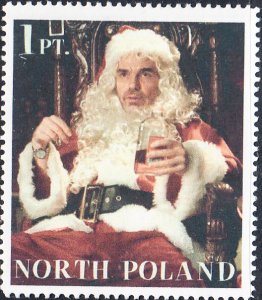 North Poland Bad Santa Label