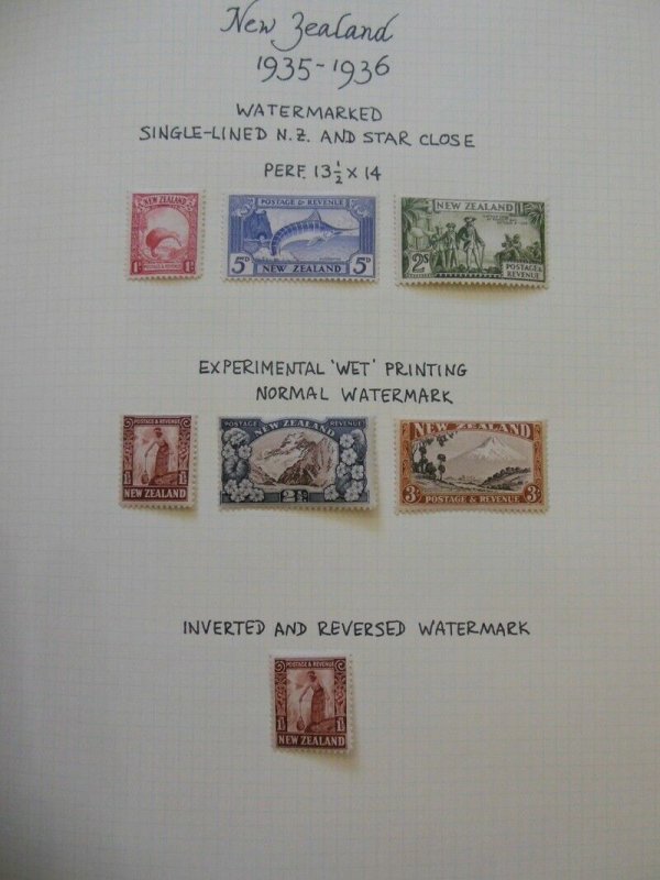 EDW1949SELL : NEW ZEALAND An Exceptional 20th Century collection. Catalog $18479