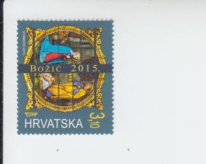 2015 Croatia Christmas Stained Glass (Scott 973) MNH