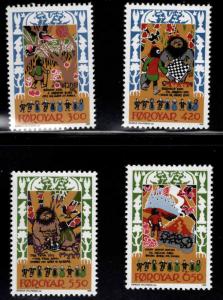 FAROE ISLANDS Scott 139-142 MNH** 1986 Folk tale set