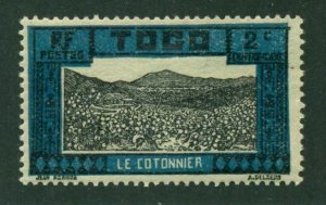 Togo 1925 #J9 MH SCV(2024)=$0.25