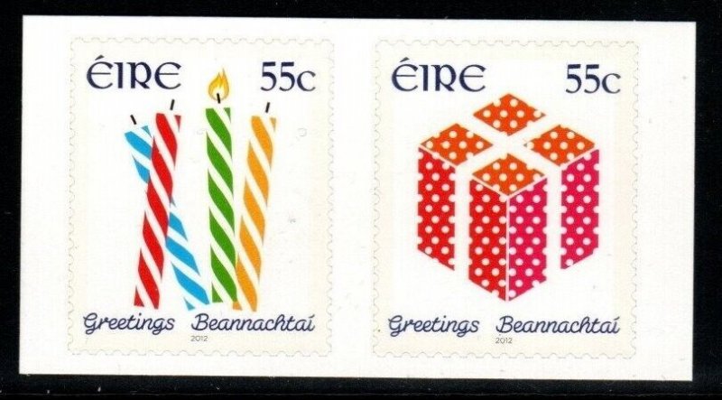 IRELAND SG2102/3 2012 GREETINGS STAMPS MNH