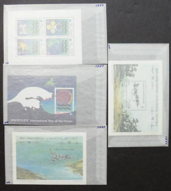 EDW1949SELL : TURKS & CAICOS Beautiful ALL DIFF VFMNH collection of S/S Cat $164