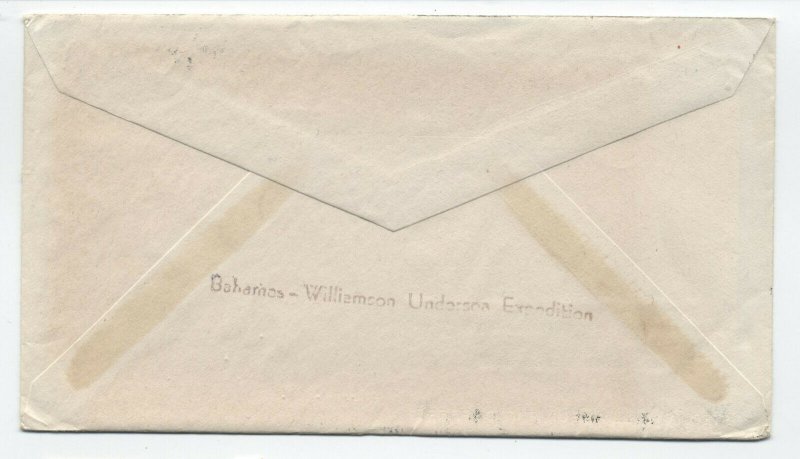 1940 Williamson expedition sea floor Bahamas cover [y5032]