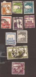 Palestine - 1927-42- S# - 63-64, 66-67, 70, 72-73, 76-78