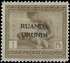 RUANDA-URUNDI   #19 MH (1)